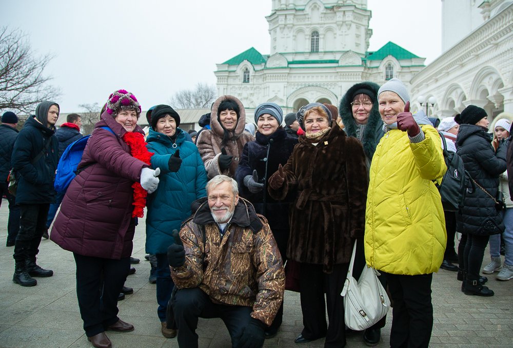Астраханские пенсионеры поддержали челлендж Здоровья