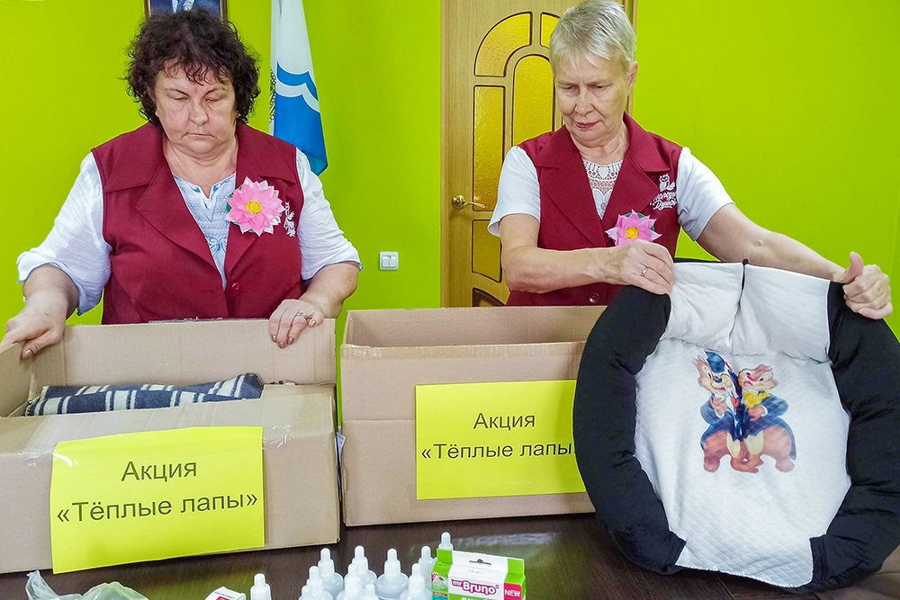 «Серебряные» волонтёры приняли участие во всероссийских благотворительных акциях